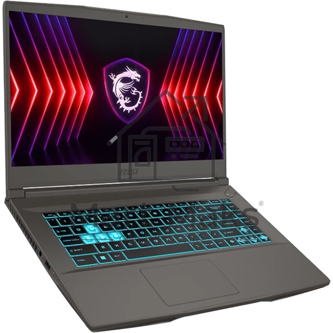 Ноутбук MSI Thin 15 B13UCX-2649XRU i5-13420H 8Gb+8Gb SSD 512Gb NVIDIA RTX 2050 4Gb 15,6 FHD IPS Cam 52.4Вт*ч Free DOS Серый 9S7-16R831-2649-16G