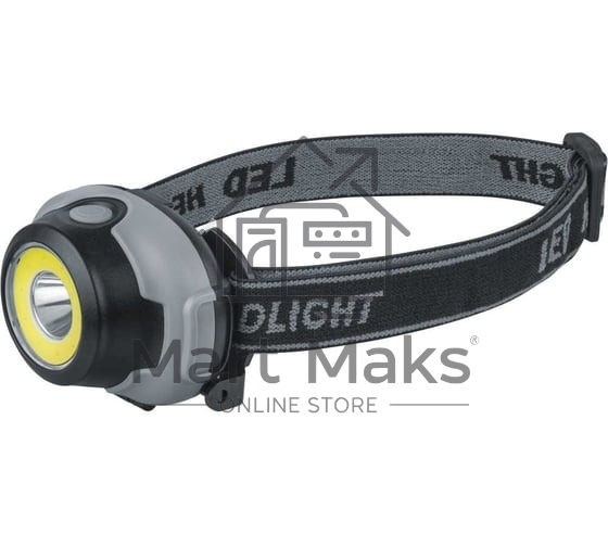 Фонарь налобный Navigator 93 814 NPT-H29-3AAA 1LED 1Вт+1COB 3Вт 3 режима 93814