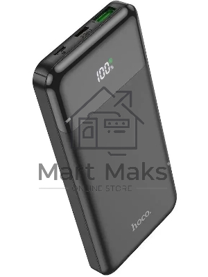 Портативный аккумулятор Hoco J102 Cool figure 10000mAh QC3.0/PD3.0 20W 3A USB-A/USB-C черный