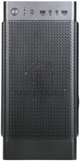 Компьютерный корпус Accord Q03B черный без БП mATX 2xUSB3.0 audio
