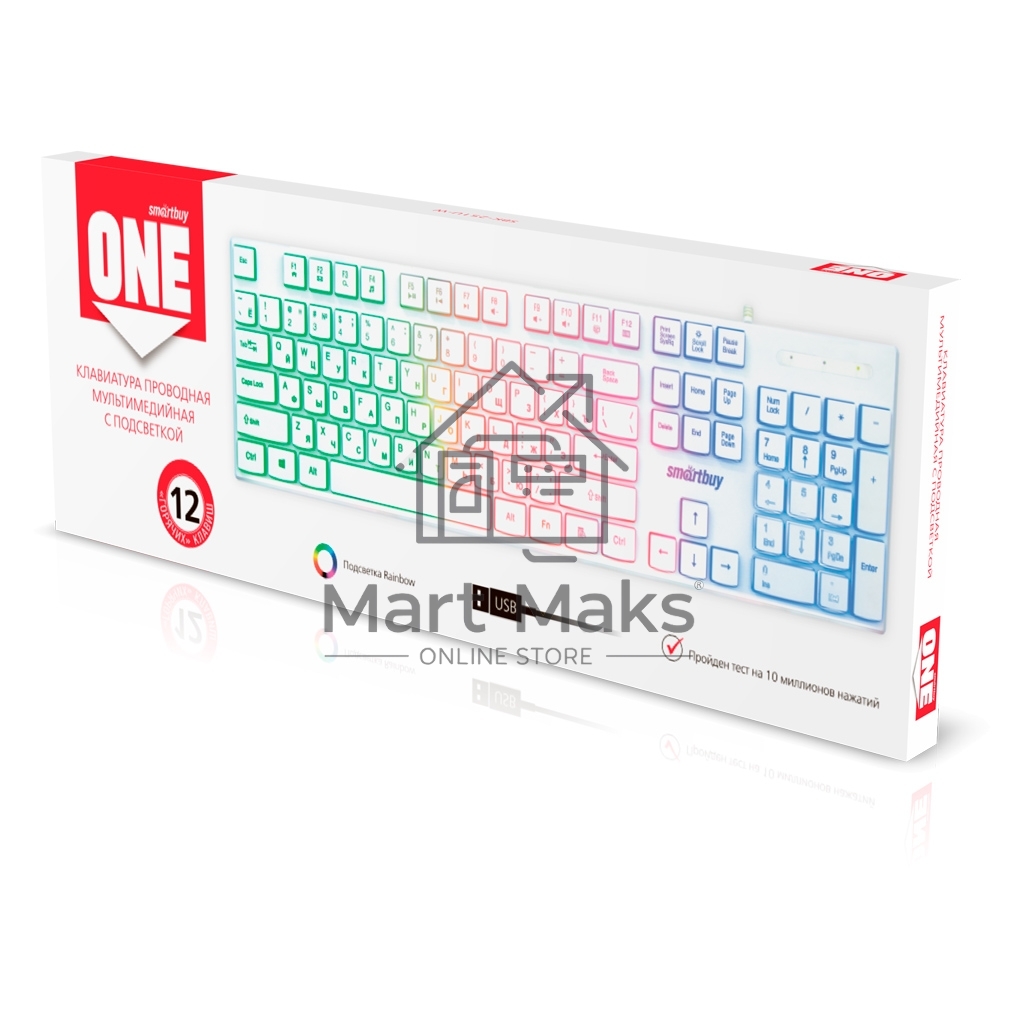 Клавиатура проводная Smartbuy (SBK-251U-W) ONE 251