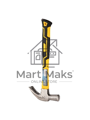 Молоток-гвоздодер Deli DL5027Y 500 гр Фибергласовая рукоять