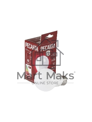 Лампа светодиодная Ресанта LL-R-A60-7W-230-4K-E27 груша, 7 Вт, нейтральный, Е27