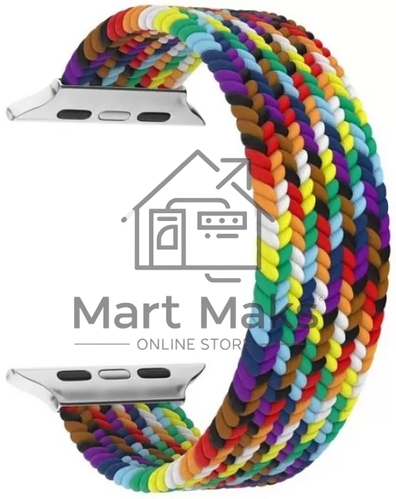 Плетеный нейлоновый ремешок для Apple Watch 42/44 mm LYAMBDA STEROPA DSN-11-44-SC Seven Color