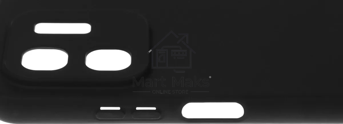Чехол (клип-кейс) BoraSCO для Infinix Hot 50i Silicone Case черный (73768)