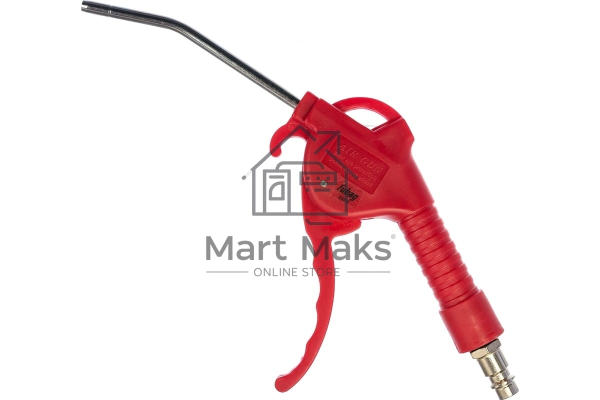 Пневматическое оборудование Fubag Пневмопистолет продувочный с регулятором воздушного потока (220л/мин 2-8 бар) блистер 110110