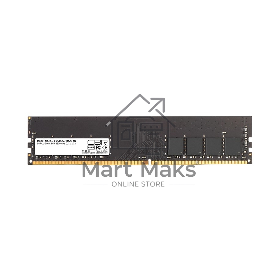 Оперативная память CBR, DDR4, 8GB (1x8 GB), 3200 MHz, CL22, DIMM