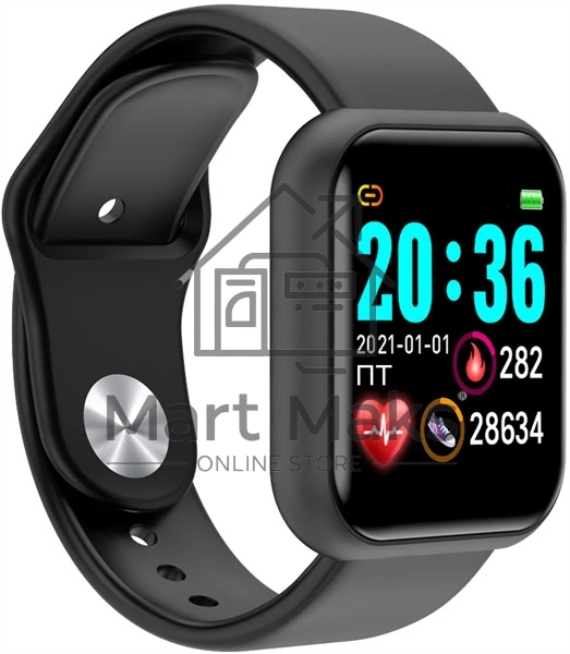 Смарт-часы Irbis Iceline черный Display: 1.3inch TFT color screen Touch type: single point touch Battery: 150mAh черный
