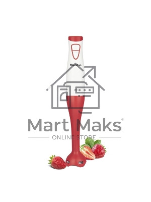 Блендер погружной Blackton Bt HB400P White-Red. Мощность 400 Вт, Режим ТУРБО