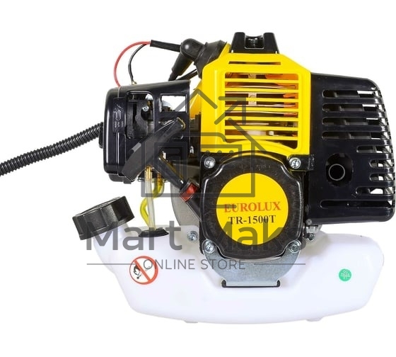 Бензиновый триммер Eurolux TR-1500T 70/2/17 2-х тактный, 1,5 кВт, ширина 255мм, бак 700мл, 7кг