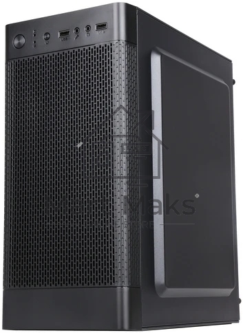 Компьютерный корпус Accord Q03B черный без БП mATX 2xUSB3.0 audio