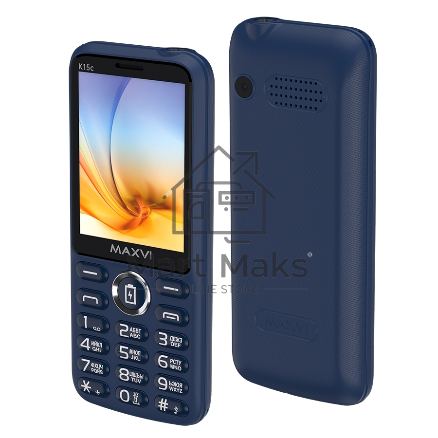 Мобильный телефон Maxvi K15c синий