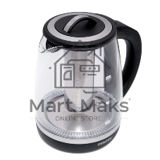 Электрочайник Centek CT-0017 черный, 2 л, 2200 Вт, скрытый нагревательный элемент, поддержание температуры
