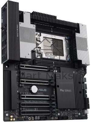 Материнская плата ASUS Pro WS TRX50-SAGE WIFI, sTR5, AMD TRX50, 4xDDR5, 4xSATA, 3xM.2, 1xSlimSAS, 1xPCI-E 5.0 x8, 1xPCI-E 4.0 x16, 1xPCI-E 4.0 x4, 2x 10Gb LAN, 2xUSB-A 2.0, 6xUSB-A 3.2 Gen 2, 1xUSB-C 3.2 Gen 2x2, 2x3.5 мм, 5.1, E-ATX