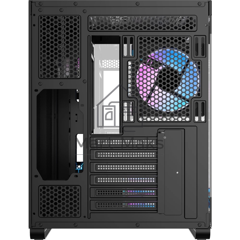 Компьютерный корпус Ocypus Iota C70 BK ARGB ATX/win/black/6 ARGB fans/no PSU/Tempered Glass