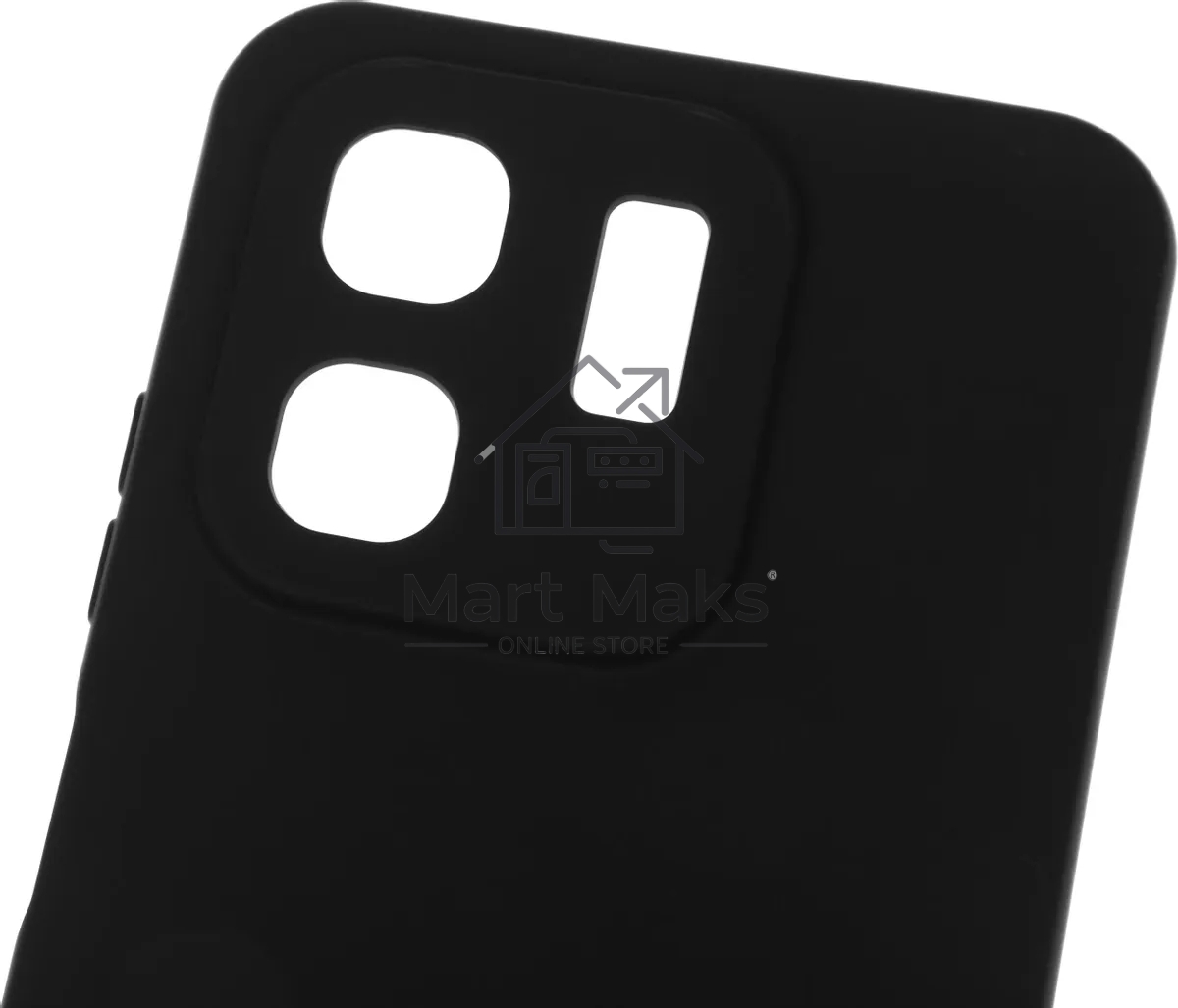 Чехол (клип-кейс) BoraSCO для Infinix Hot 50i Silicone Case черный (73768)