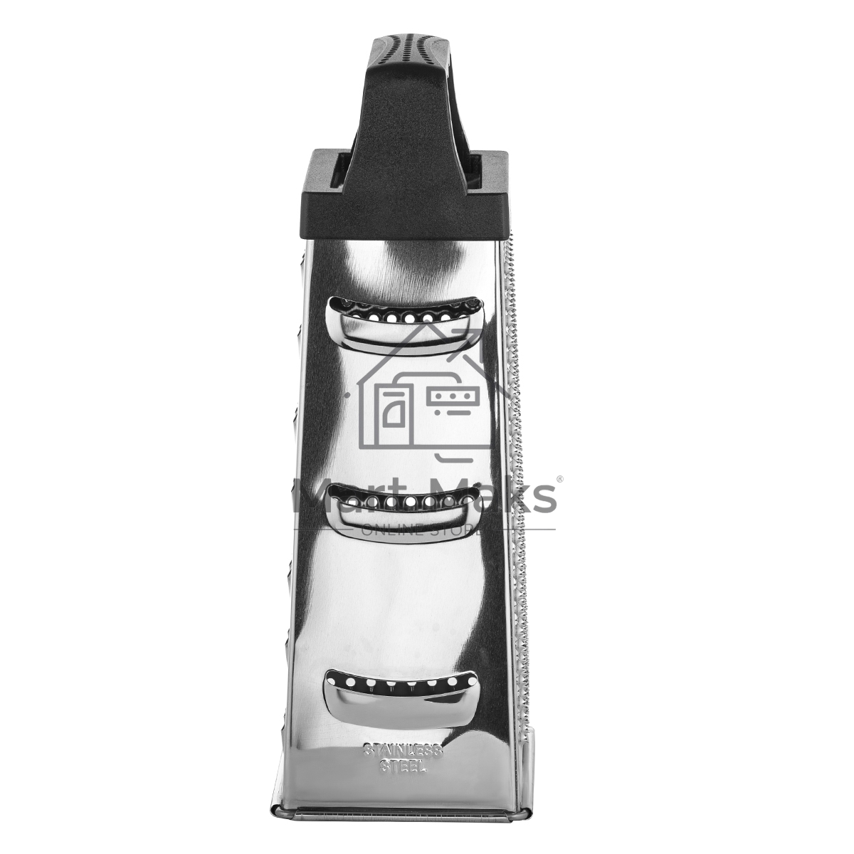 Терка LARA LR07-50 4 поверхности, высота 20 см, нерж. сталь, ручка