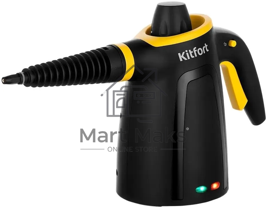 Пароочиститель ручной Kitfort КТ-9170-3 1050Вт черный/желтый