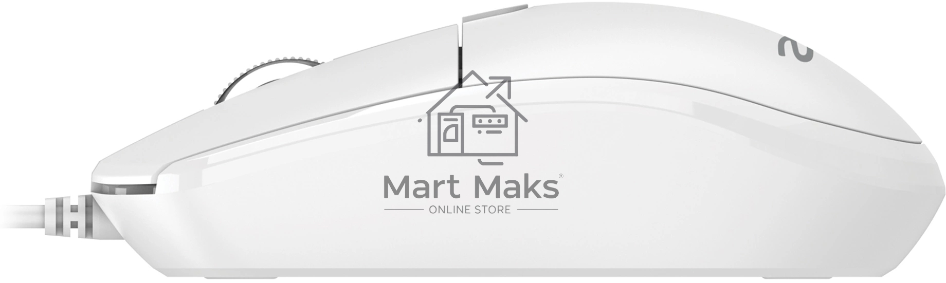 Мышь проводная Acer OMW401 белый, 2000 dpi, USB, кнопки - 4