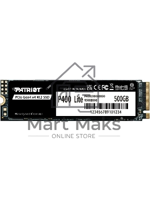 Накопитель SSD Patriot P400 Lite 500Gb (P400LP500GM28H)