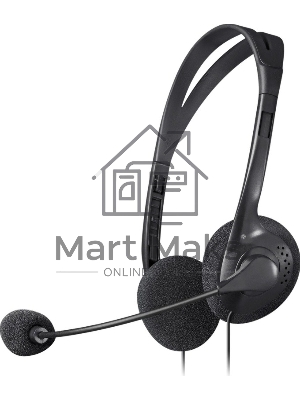 Гарнитура проводная стерео Defender HN-102 накладные компактные 2 х 3.5 мм jack стерео кабель 1,8 м черный