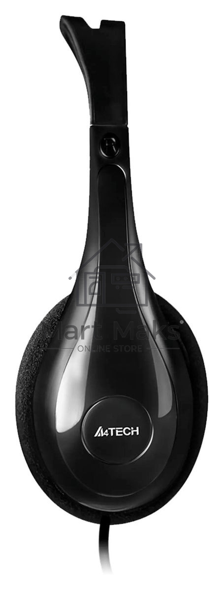 Гарнитура проводная с микрофоном A4Tech HU-9 черный 1.8м накладные USB оголовье черный