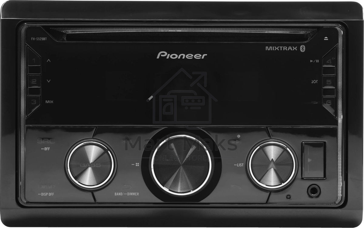 Автомагнитола Pioneer FH-S525BT, 2 DIN, 6.2