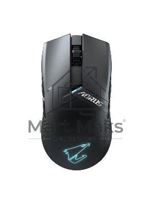 Мышь беспроводная/проводная Gigabyte GM-AORUS M6 черный, 26000 dpi, радиоканал, USB, кнопки - 8
