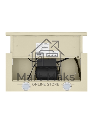 Вытяжка встраиваемая Maunfeld VS Fast Glass 60 бежевый, 60 см, 850 куб. м/ч, 47 дБ