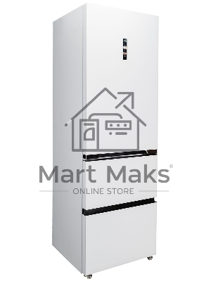 Холодильник DeLonghi DMFS 19PINF BB MATTEO белый трехкамерный 279/166л морозилка снизу, No Frost