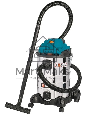 Строительный пылесос Bort BSS-1230-Duo 1200Вт (уборка: сухая/влажная) синий