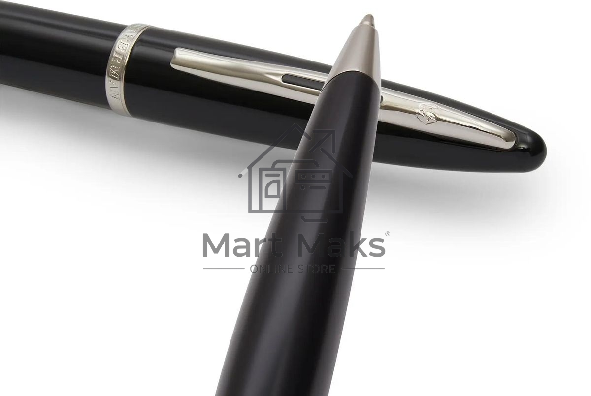 Ручка шариковая Waterman Carene (CWS0293950) Black ST, M, синие чернила, подарочная коробка