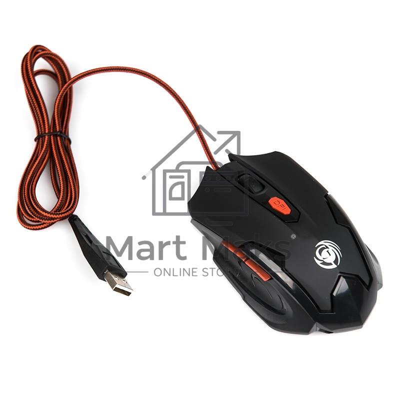 Мышь проводная Dialog Gan-Kata MGK-10U черный, 2400 dpi, USB, кнопки - 6