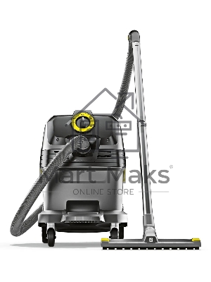 Строительный пылесос Karcher NT 30/1 Tact L серый, 1380 Вт, уборка сухая/сбор воды, пылесборник мешок/контейнер, 30 л