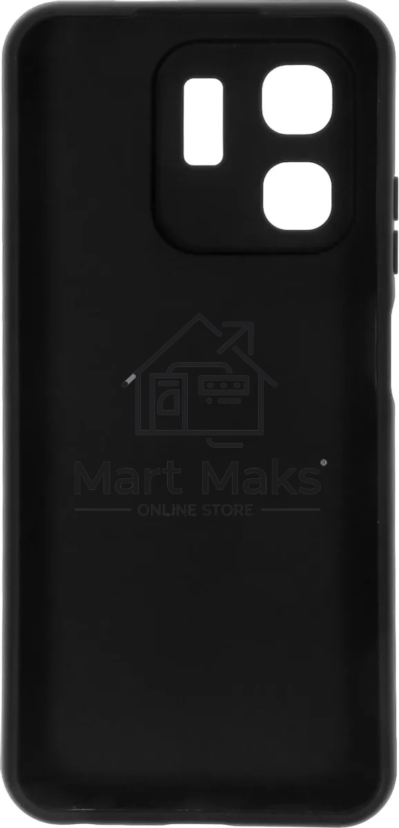 Чехол (клип-кейс) BoraSCO для Infinix Hot 50i Silicone Case черный (73768)