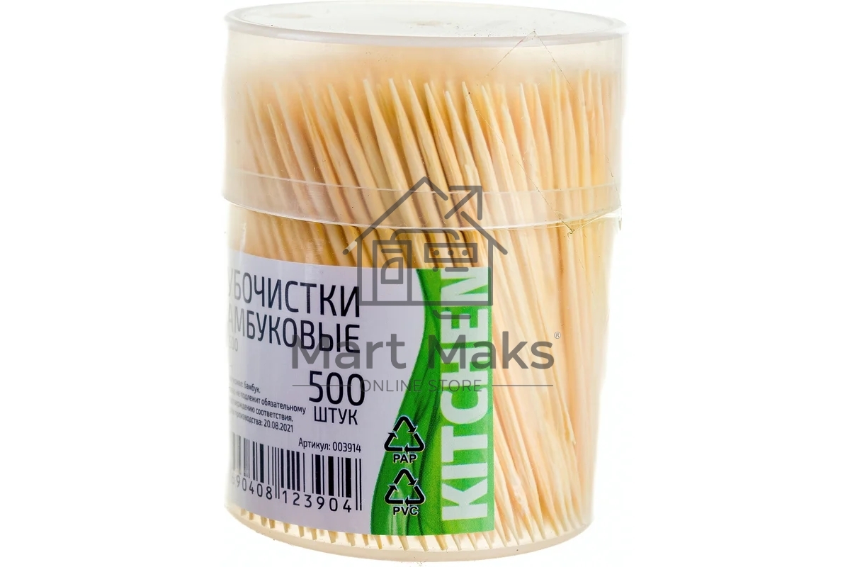 Зубочистки РЫЖИЙ КОТ TP-500 (003914)