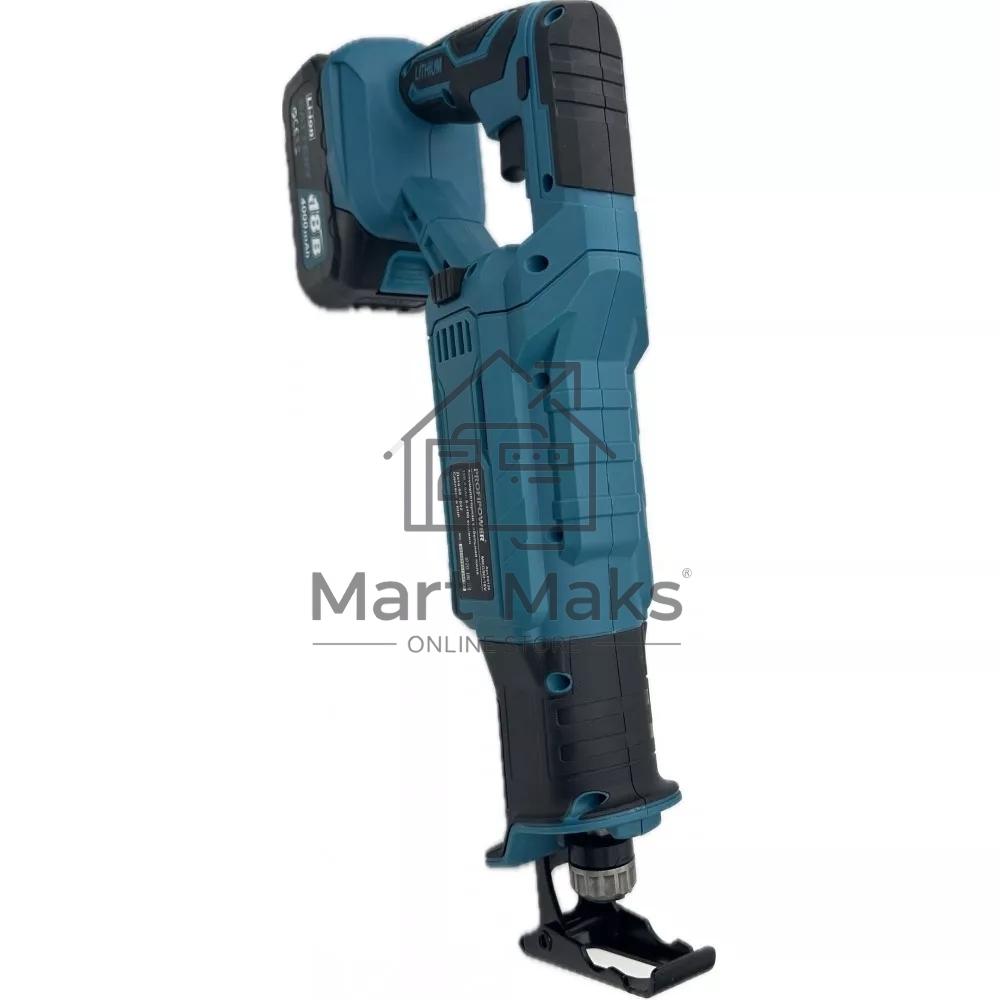 Пила сабельная щеточная ProfiPower MKGSD-18V (Li-ion-2шт, 4.0А·ч, 0-3100 ход/мин, З/У, в кейсе)