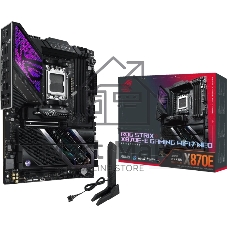 Материнская плата ASUS ROG STRIX X870E-E GAMING WIFI7 NEO, AM5, AMD X870E, 4xDDR5, 4xSATA, 5xM.2, 1xPCIe 5.0 x16, 1xPCIe 4.0 x16, 1xHDMI, 1x5Gb LAN, Wi-Fi 7, Bluetooth 5.4, 2xUSB-C 40Gbps (USB4 / Gen3x2), 2xUSB-C 10Gbps, 9xUSB-A 10Gbps, 2x3.5 мм, 7.1, ATX