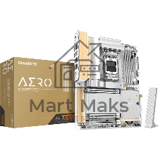 Материнская плата Gigabyte X870E AERO X3D WOOD, AM5, AMD X870E, 4xDDR5, 4xSATA, 4xM.2, 2xPCIe 5.0 x16, 1xPCIe 4.0 x16, 1xHDMI, 2x5Gb LAN, Wi-Fi 7, Bluetooth 5.4, 2xUSB-C 40Gbps (USB4), 1xUSB-C 20Gbps, 5xUSB-A 10Gbps, 3xUSB-A 5Gbps, 3x3.5 мм + S/PDIF оптический, 7.1, вставки из дерева, ATX