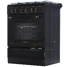 Плита газовая Gefest ПГ 6100-02 0183 черный, конфорок 4 шт, духовка 52 л, 60 см x 85 см x 60 см