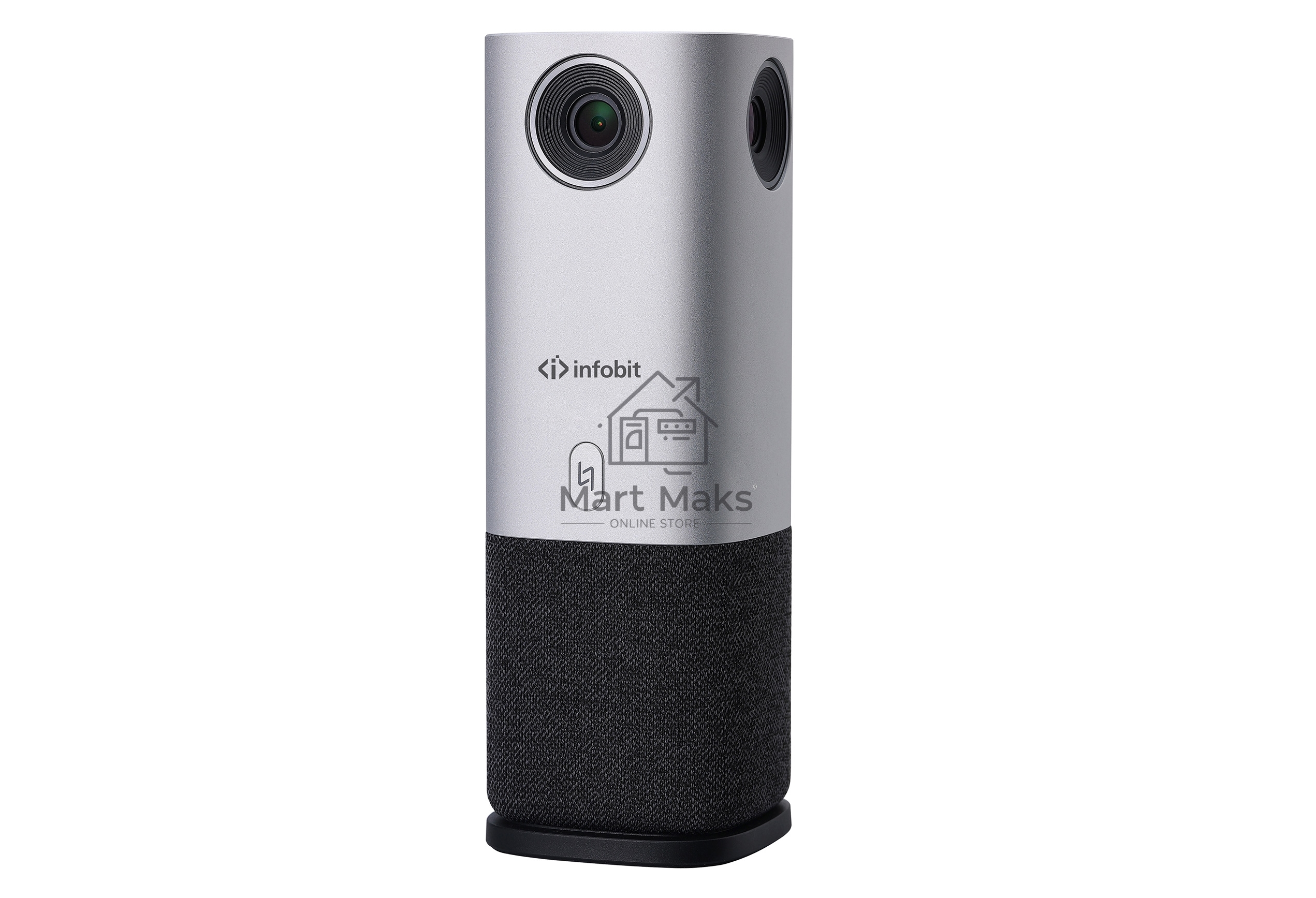 Камера All-In-One [iCam 360] Infobit [iCam 360] 360° HOV и 360° спикерфон, 1/3.06 дюйма сенсор SONY. 13 мегапикселей. 4K UltraHD, 3840x2160