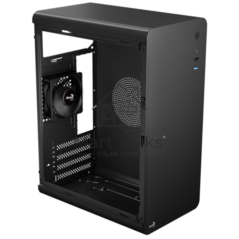 Компьютерный корпус Aerocool / Formula CS-110-S-BK-v1 (mATX, 0.7mm, USB3.0 x1, USB2.0 x2, 1x 8cm Black Fan)