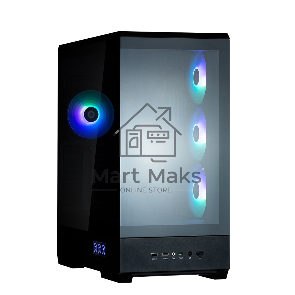 Компьютерный корпус ZALMAN P50 DS, ATX, BLACK, WINDOW, 2x3.5