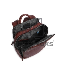 Рюкзак мужской Piquadro Black Square CA6501B3/CU, кожа, табачный