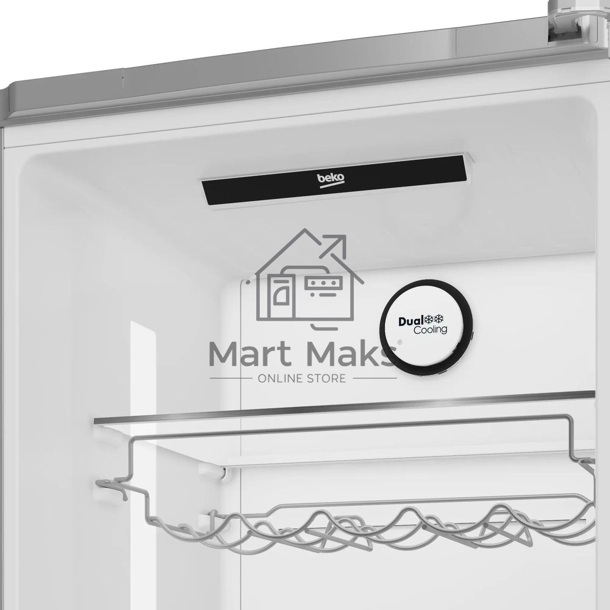 Холодильник Beko B5RCNK403ZWB черный 257/100л двухкамерный морозилка снизу, No Frost