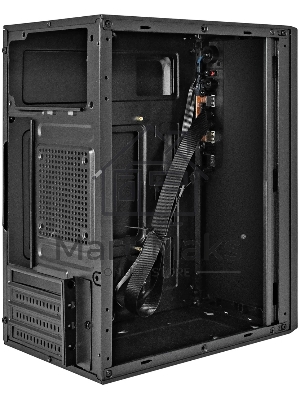 Компьютерный корпус Minitower ExeGate BAA-308U2-UNS350 (mATX, БП UNS350 с вент. 12см, 1*USB/2*USB 3.0, HD Audio, черный)