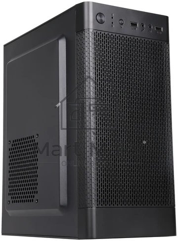 Компьютерный корпус Accord Q03B черный без БП mATX 2xUSB3.0 audio