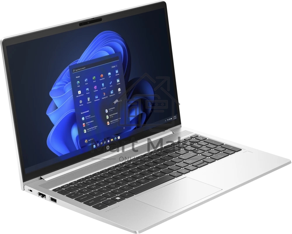 Ноутбук HP ProBook 450 G10 Core i5-1334U 15.6 FHD (1920x1080) AG UWVA 16Gb (1x16Gb) DDR4 3200 512Gb SSD,51Wh,FPR,Intel AX211 Wi-Fi,Backlit,1,8kg,1y,Silver,Dos,KB Eng