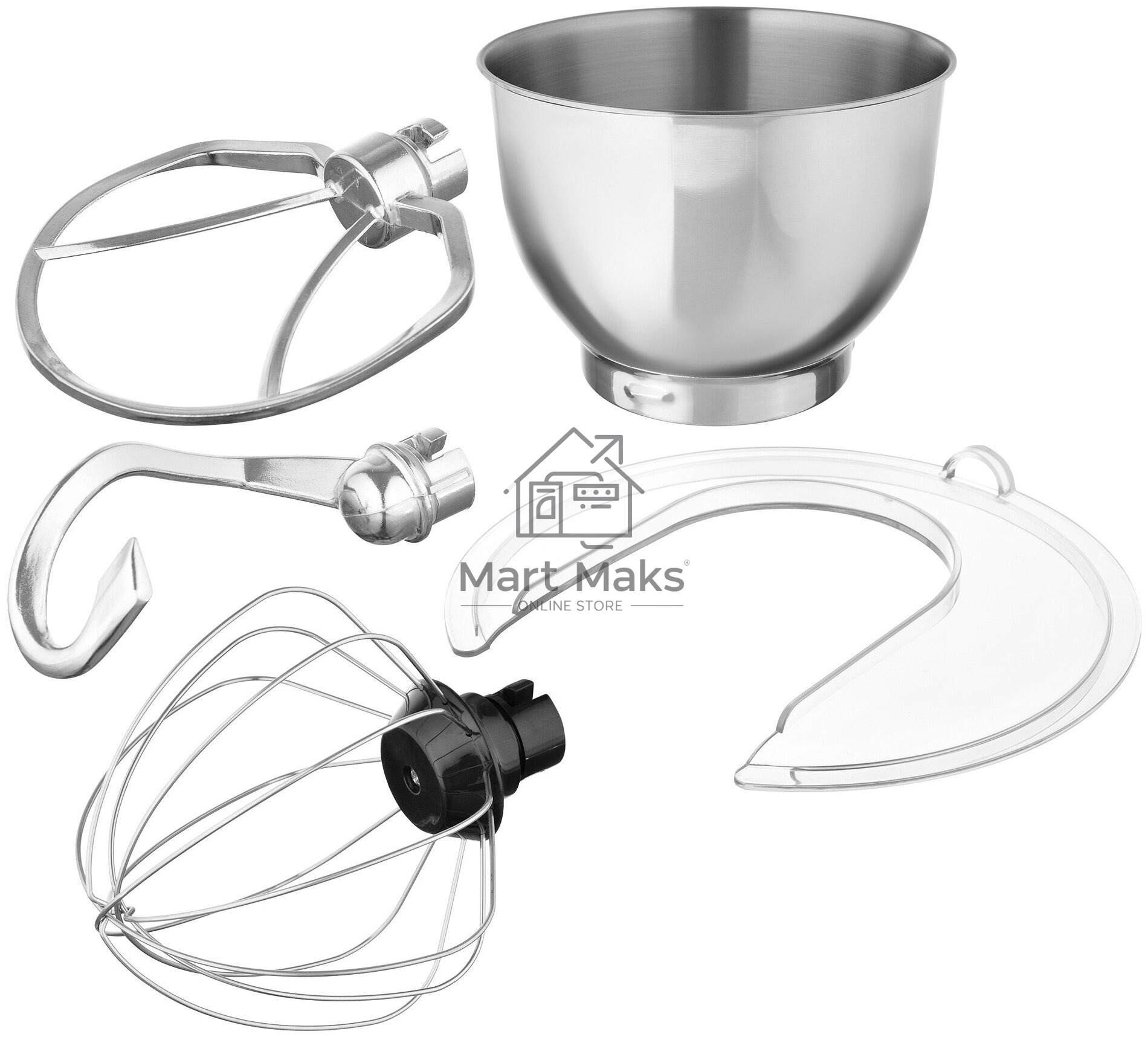 Миксер планетарный Hyundai HYM-S5461 1200 Вт, черный