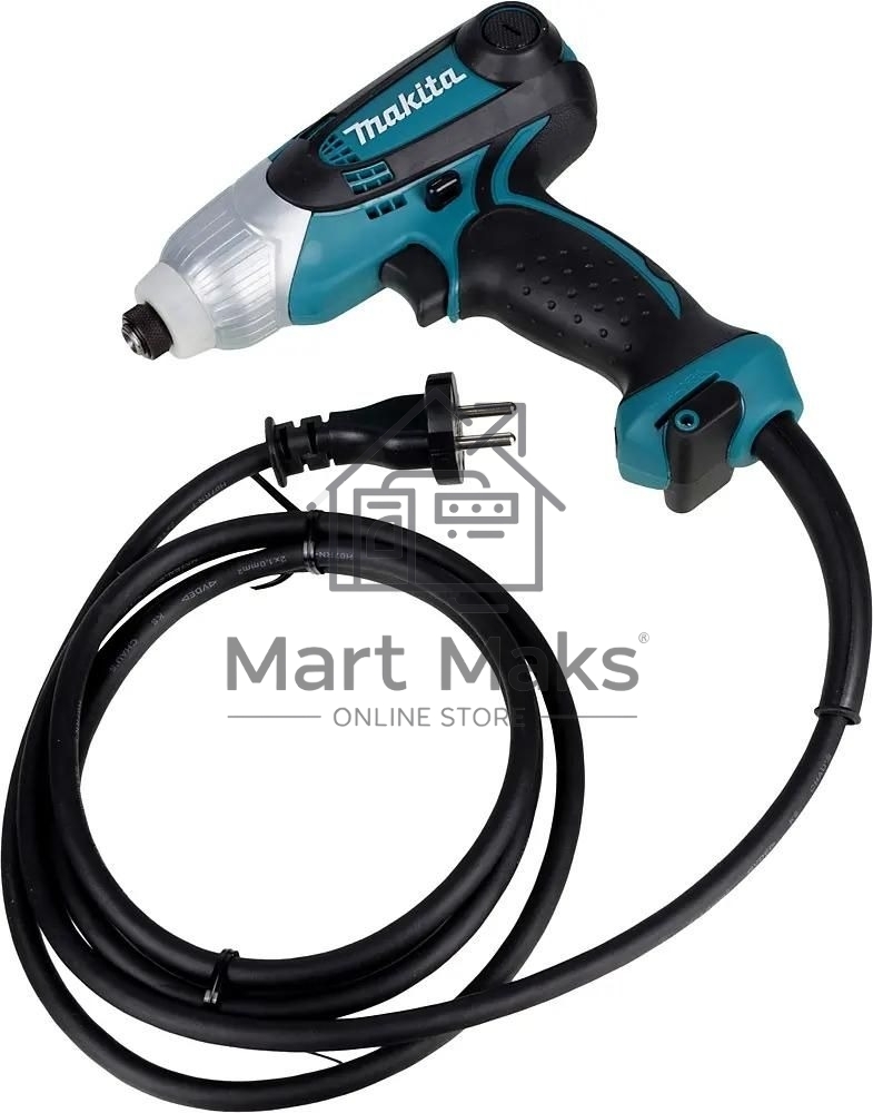 Дрель-шуруповерт сетевой Makita TD0101F, Сетевой, 230Вт, Ударный